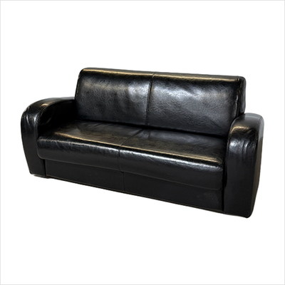 ledercouch _boss_ schwarzbraun 3-sitzer_side